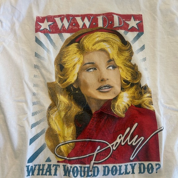 Girls Dolly Parton Dollywood Graphic Print Short Sleeve T Shirt - Picture 1 of 2